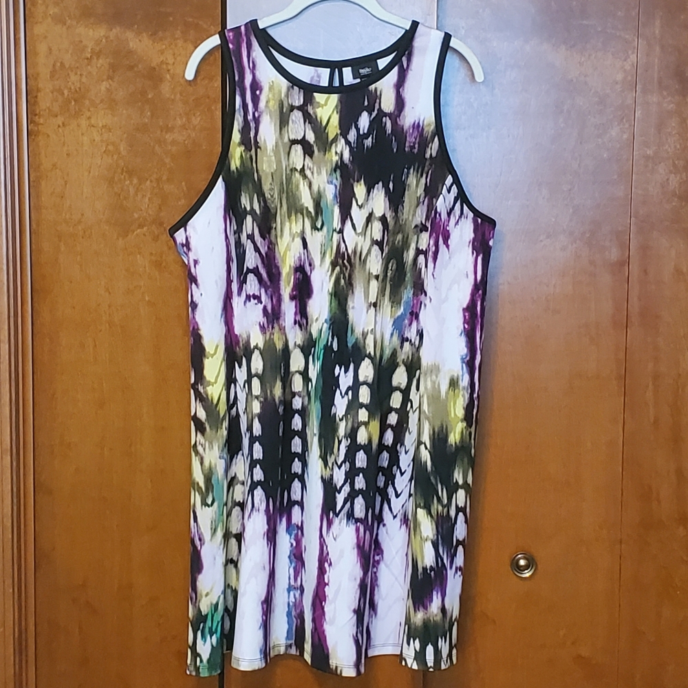 Mossimo 🤩Watercolor🤩 Scuba Dress Size XXL